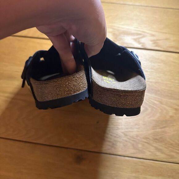 Birkenstock Boston hex black patent leather 38 (7.5) - Picture 3 of 8